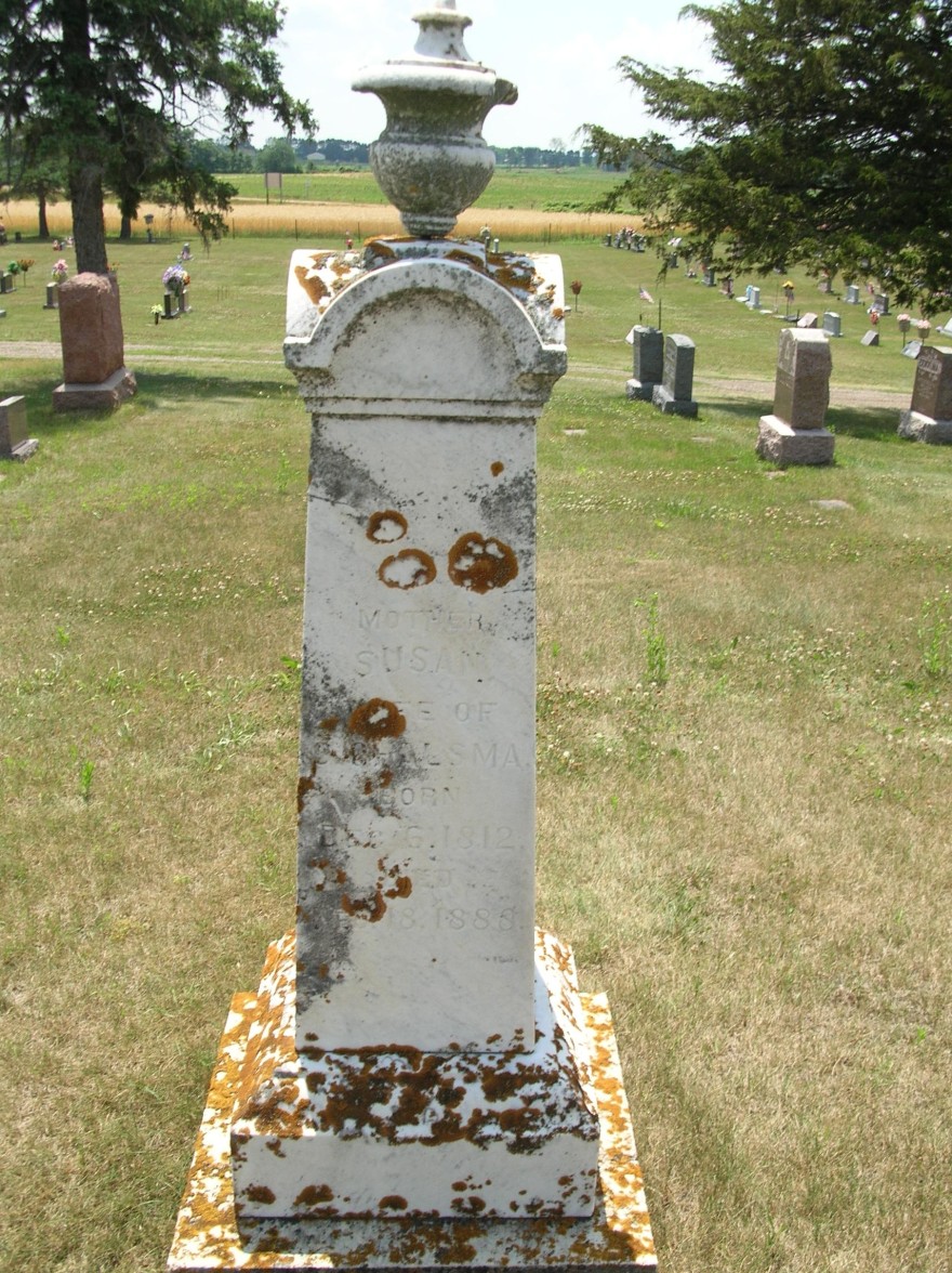 Chalsma, Susan with Shuard - tombstone 2